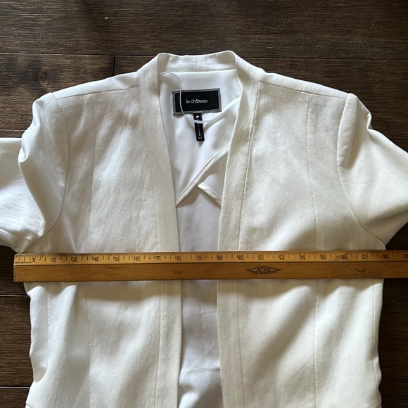 Fitted blazer linen-blend lined Sz small - Picture 7 of 7